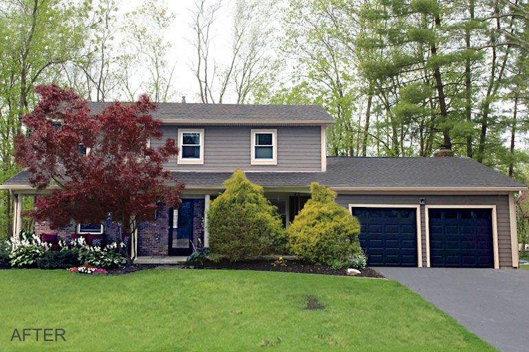 Mastic EverPlank Vinyl Siding Totally Transforms a 1970s Colonial