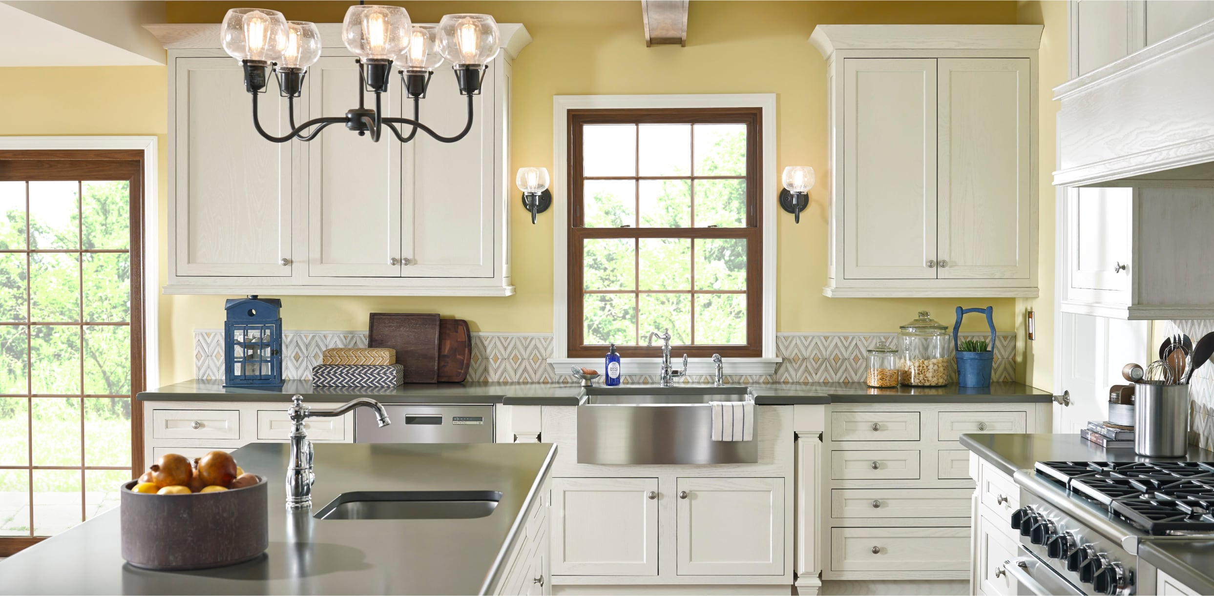 PGW_Interior_Kitchen_EastPremiumSeries_DoubleHungWindow_Cherry_IdeasInspiration_Module_1_1243x610_p212 Interior East Premium Series Double Hung Window with Colonial Grilles