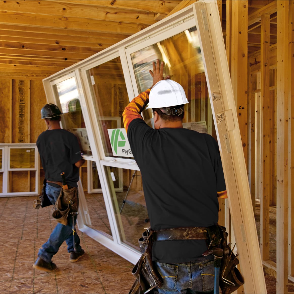 People Installing New Constructions in a Building