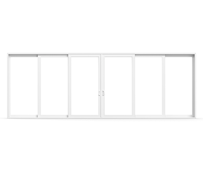 Perspective Multislide Vinyl Patio Door