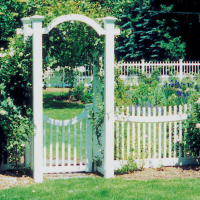 Arbor with Gate