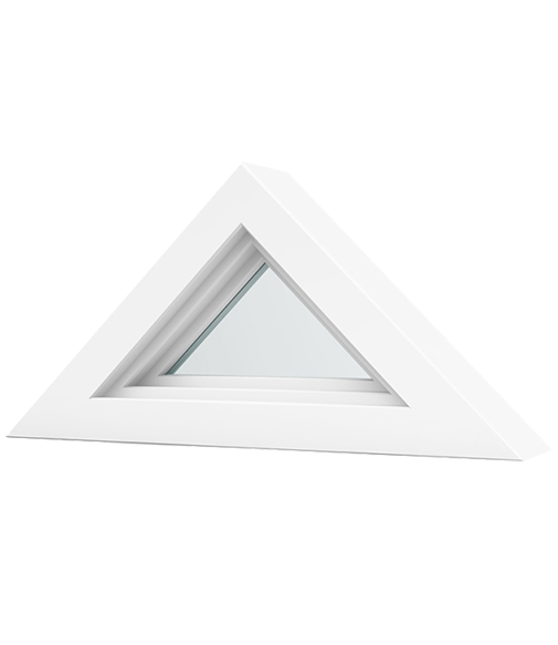 Geometric Windows - Interior Product View of Triangular Geometric Window